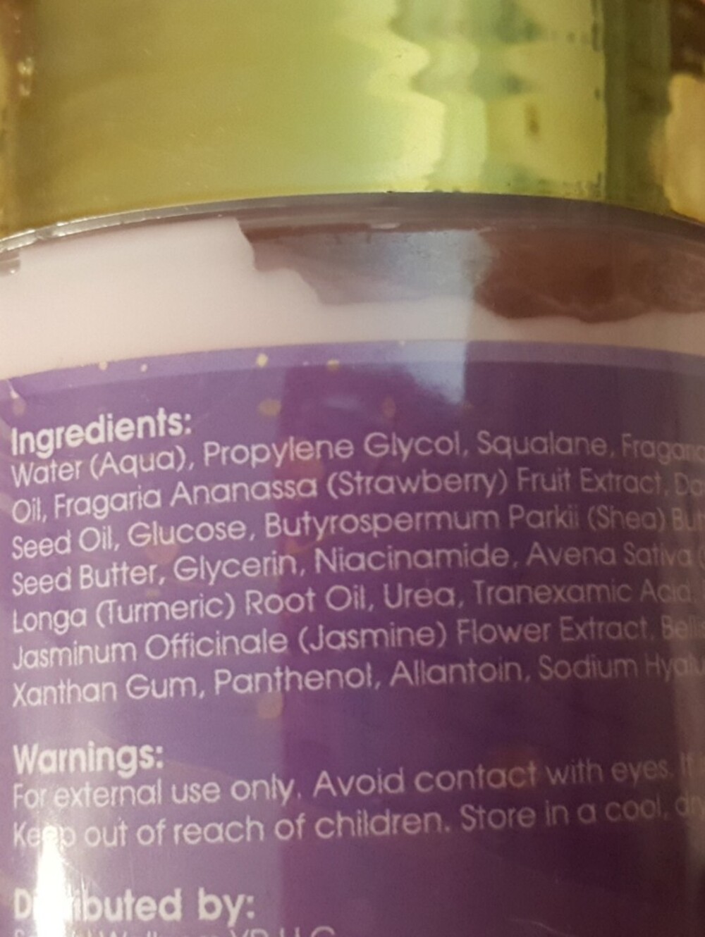 Strawberry Hydrating Body Cream - Purple - Picture 4 of 4